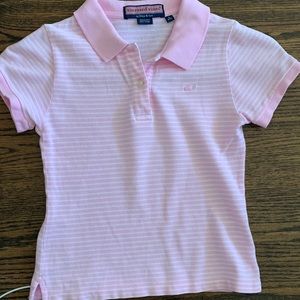 Vineyard Vines Girls’ Cotton Polo shirt Pink Small